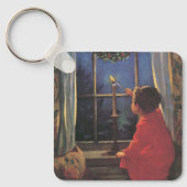 Weihnachtsabend von Jessie Willcox Smith Schlüsselanhänger (Vorderseite)