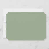 Weihnachtsabend Wasserfarbe Bullfinch Blumenkohl Einladung (Rückseite)