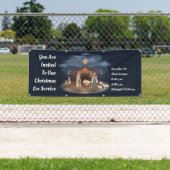 Weihnachtsabend Weihnachtskrippe Christliche Kirch Banner (Insitu)