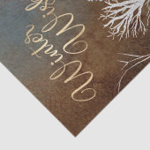 Weihnachtsabende Winterfox Seidenpapier (Detail)