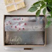 Weihnachtsabende Winterfox Seidenpapier (Geschenk)