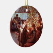 Weihnachtsabendessen Keramik Ornament (Rechts)