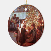 Weihnachtsabendessen Keramik Ornament (Links)