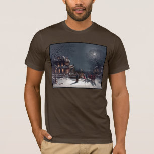 Weihnachtsabendparty im viktorianischen Stil Winte T-Shirt
