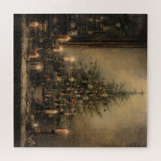 Weihnachtsabendpuzzle Puzzle (Horizontal)