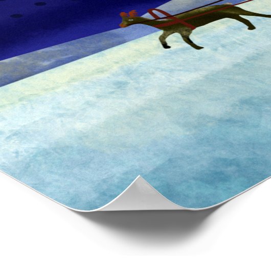 Weihnachtsabendreise Poster (Ecke)