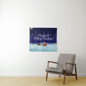 Weihnachtsabendreise Wandteppich (Beispiel (Horizontal))