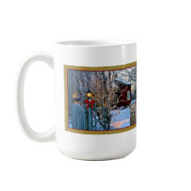 Weihnachtsabends-Besucher (Puma und Krähe)