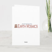 Weihnachtsabends-Magie Feiertagskarte (Rückseite)