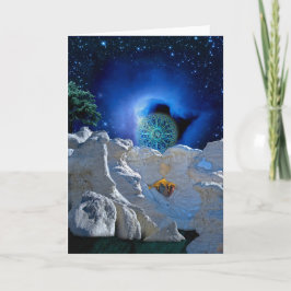 Weihnachtsabends-Magie Feiertagskarte