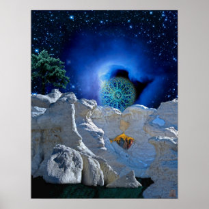 Weihnachtsabends-Magie Poster