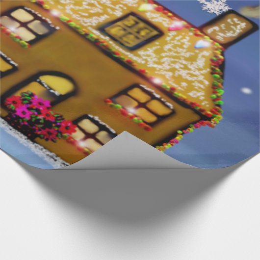 Weihnachtsabends-Packpapier Geschenkpapier (Ecke)