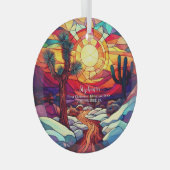 Weihnachtsabenteuer Joshua Tree Ornament Aus Glas (Vorderseite Rechts)