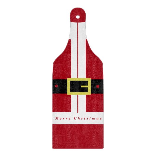 Weihnachtsabschneider Funny Canta Design Geschenk Schneidebrett (Vorderseite)