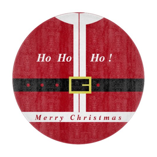 Weihnachtsabschneider Schneidebrett (Vorderseite)