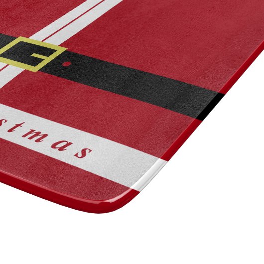 Weihnachtsabschneider Schneidebrett (Ecke)