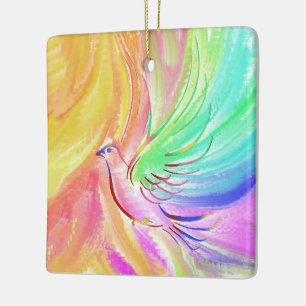 Weihnachtsabsprung Keramikornament