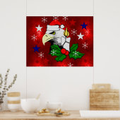 Weihnachtsadler Poster (Küche)