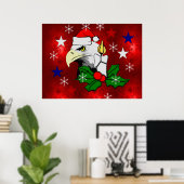 Weihnachtsadler Poster (Heimbüro)
