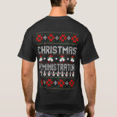 Weihnachtsadministrator T-Shirt (Rückseite)