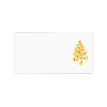 Weihnachtsadressaufkleber Kunst und Design