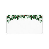 Weihnachtsadressen Adressaufkleber (Vorne)