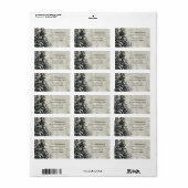 Weihnachtsadressen Adressaufkleber (Vorne)