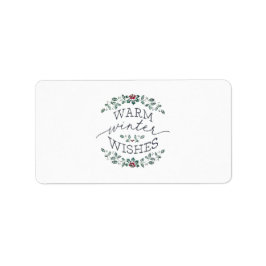 Weihnachtsadressen-Etiketten SAASONAL Adressaufkleber