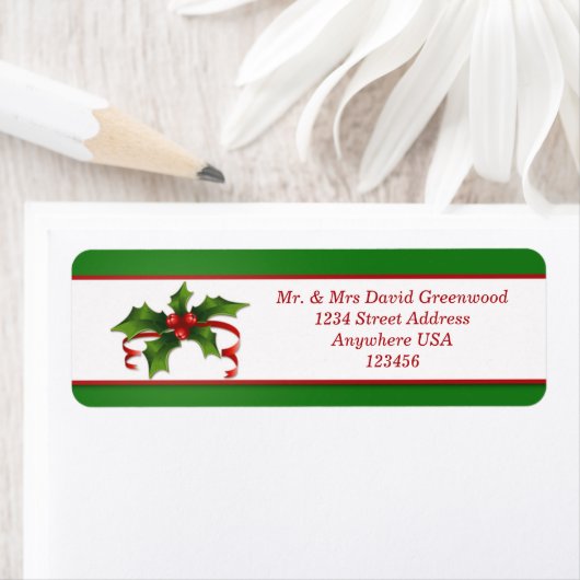 Weihnachtsadressen-Label (Insitu)