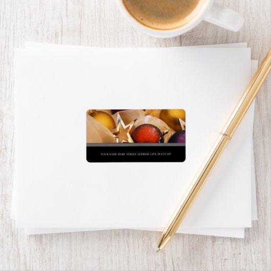 Weihnachtsadressen-Mailing-Labels Adressaufkleber (Insitu)