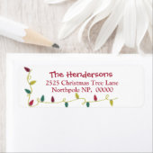 Weihnachtsadressen mit Weihnachtsbeleuchtung (Insitu)