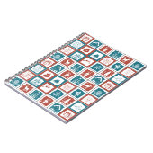 WeihnachtsAdvent Inspiriert Mosaik gekocht Notizblock (Linke Seite)