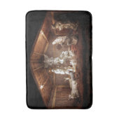 WeihnachtsAdvent Jesus Krippe Szene Badematte (Vorderseite Vertikal)