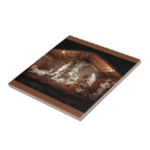 WeihnachtsAdvent Jesus Krippe Szene Fliese (Seite)