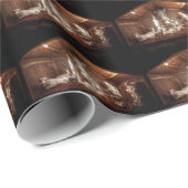 WeihnachtsAdvent Jesus Krippe Szene Geschenkpapier (Rolleneckpunkt)