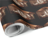 WeihnachtsAdvent Jesus Krippe Szene Geschenkpapier (Rolleneckpunkt)