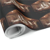 WeihnachtsAdvent Jesus Krippe Szene Geschenkpapier (Rolleneckpunkt)