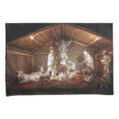 WeihnachtsAdvent Jesus Krippe Szene Kissenbezug (Vorderseite-Rechts)