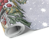 WeihnachtsAdvent Lantern Muster Geschenkpapier (Rolleneckpunkt)