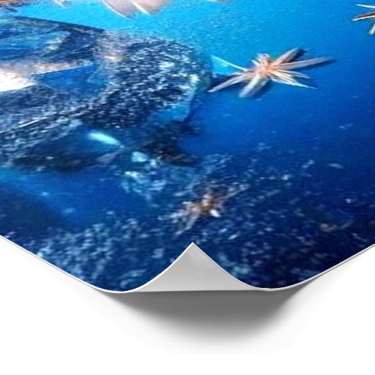 WeihnachtsAdventposter Poster (Ecke)