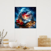 WeihnachtsAdventposter Poster (Küche)