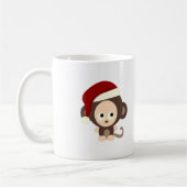 Weihnachtsaffe Kaffeetasse (Links)
