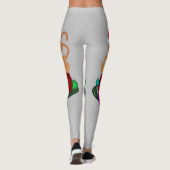 Weihnachtsaffe Leggings (Rückseite)
