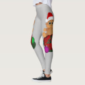Weihnachtsaffe Leggings (Links)