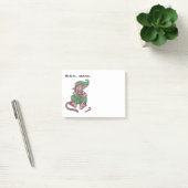 WeihnachtsaffeGnome Post-it Klebezettel (Büro)