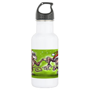 Weihnachtsaffen-Elfen Trinkflasche