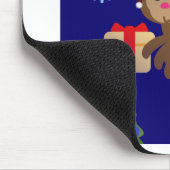 Weihnachtsaffen Mousepad (Ecke)