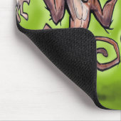 Weihnachtsaffen Mousepad (Ecke)