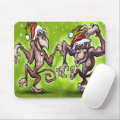 Weihnachtsaffen Mousepad (Mit Mouse)