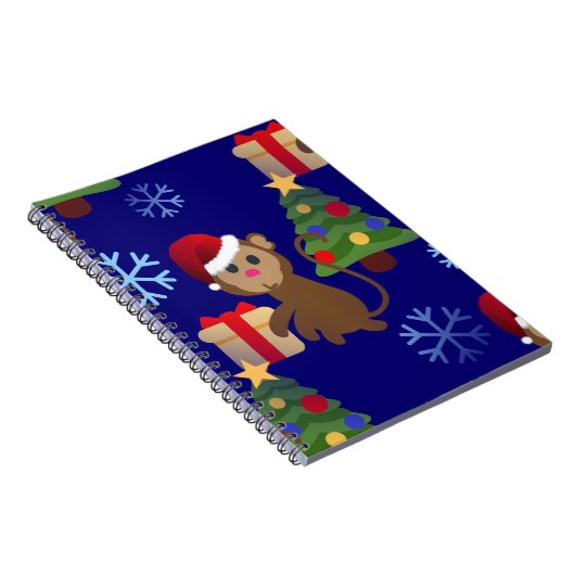 Weihnachtsaffen Notizblock (Rechte Seite)